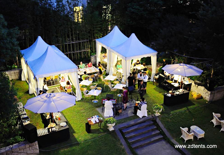 Trade show exhibition tent pagoda tent