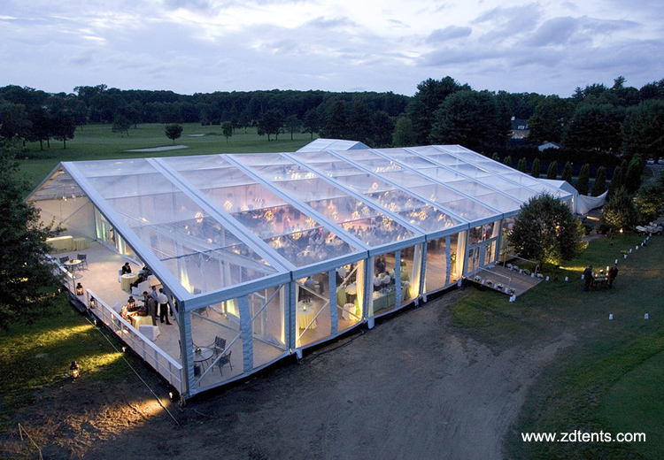 Clear PVC tent outdoor wedding party transparent tent