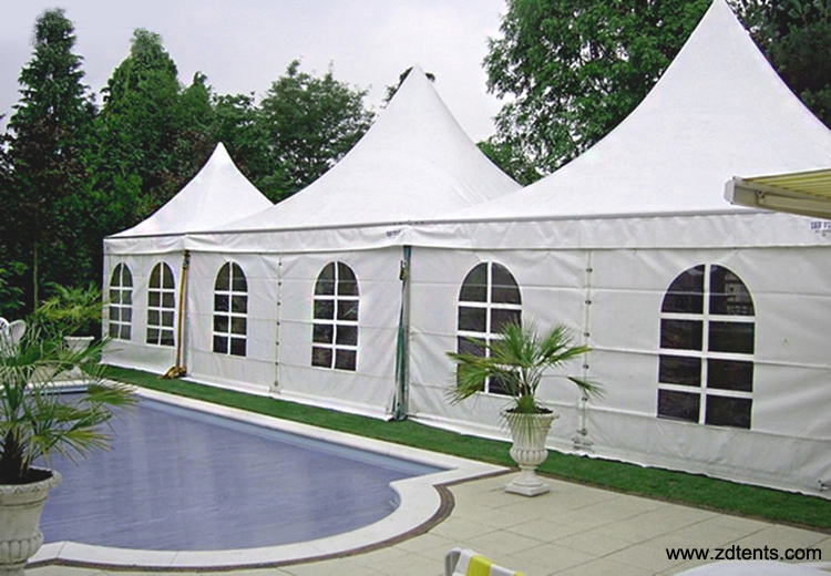 Pagoda tent for outdoor wedding party
