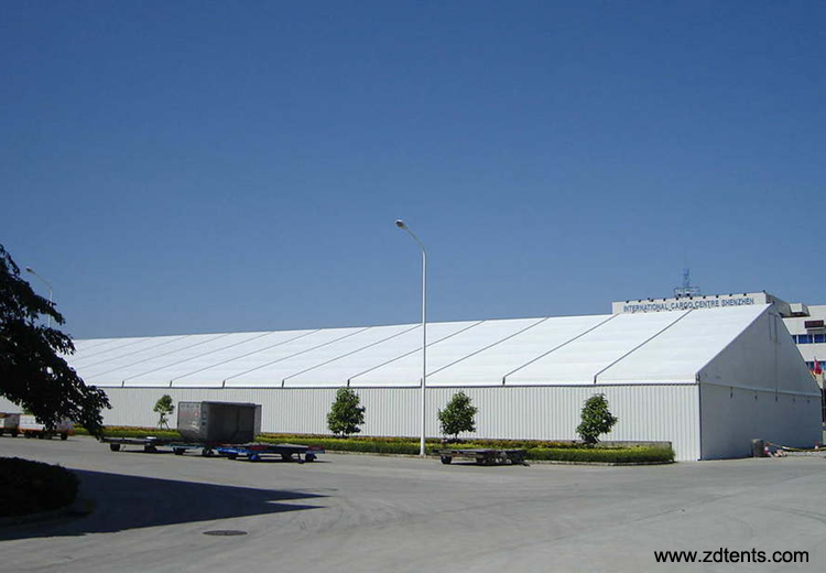 Hard wall solid warehouse tent