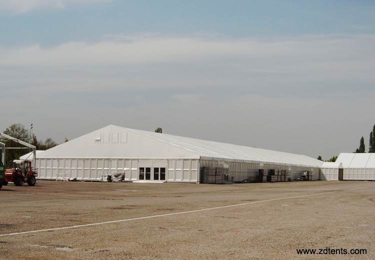 Aluminum frame industrial warehouse tent