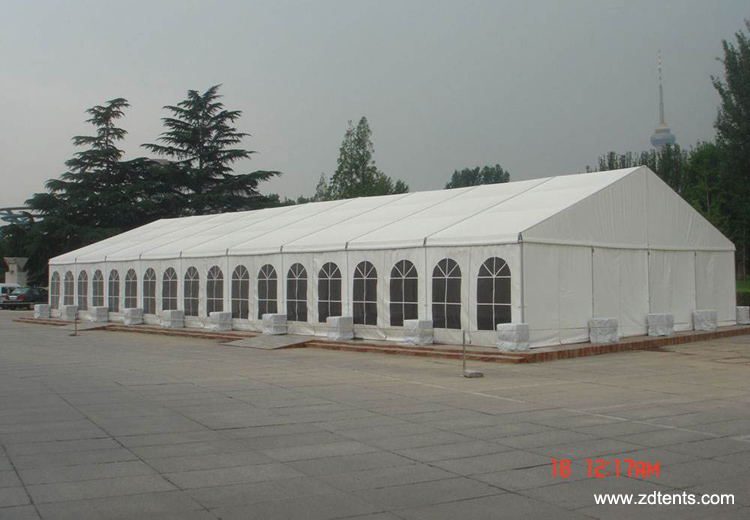 Aluminum tent for disaster relief