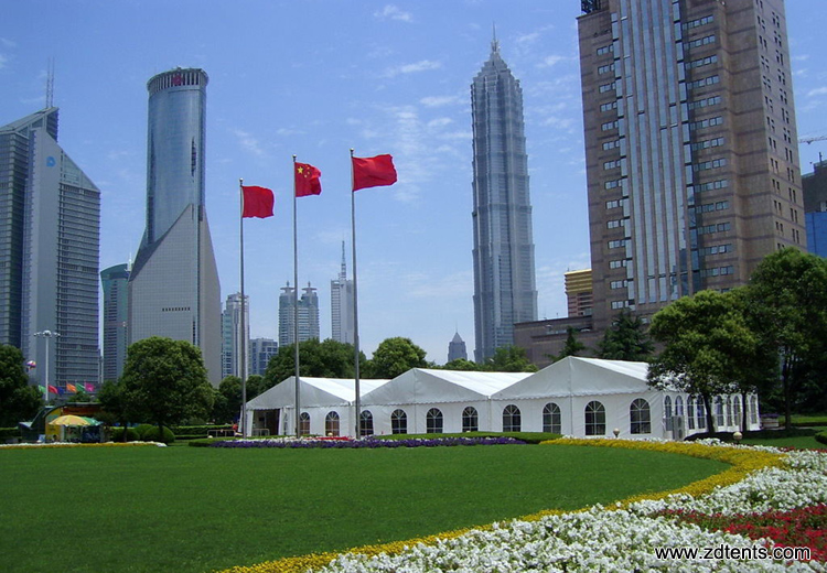 Clear span relief tent outdoor field hospital
